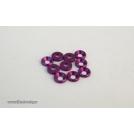ARANDELA ALU. CONICA M3 PURPURA  (10u.) ULTIMATE