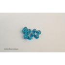 AUTOBLOCANTE ALU. M3 FLANGET AZUL (10u.) ULTIMATE