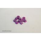AUTOBLOCANTE ALU. M3 FLANGET PURPURA (10u.) ULTIMATE