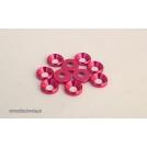 ARANDELA ALU. CONICA M4 ROSA (10u.) ULTIMATE