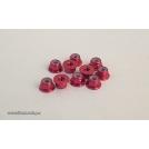 AUTOBLOCANTE ALU. M4 FLANGET ROJA (10u.) ULTIMATE