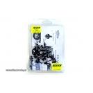 KIT TORNILLERIA ALUMINIO SERPENT IMPULSE/705  BLACK ULTIMATE