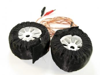 Calentadores para Ruedas Rally Game 1/8 Negro
